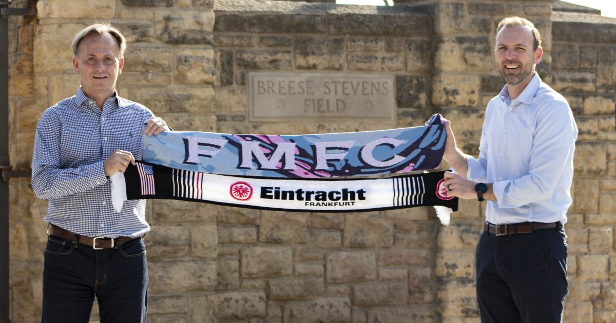 Armin Kraaz (links/Head of International Sports Projects Americas, Eintracht Frankfurt) und Conor Caloia (COO & Eigentümer, Forward Madison).