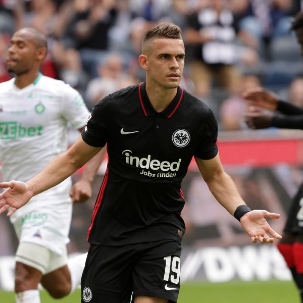  Raffael Santos Borré kommt so langsam in Fahrt. (Bild: Heiko Rhode)