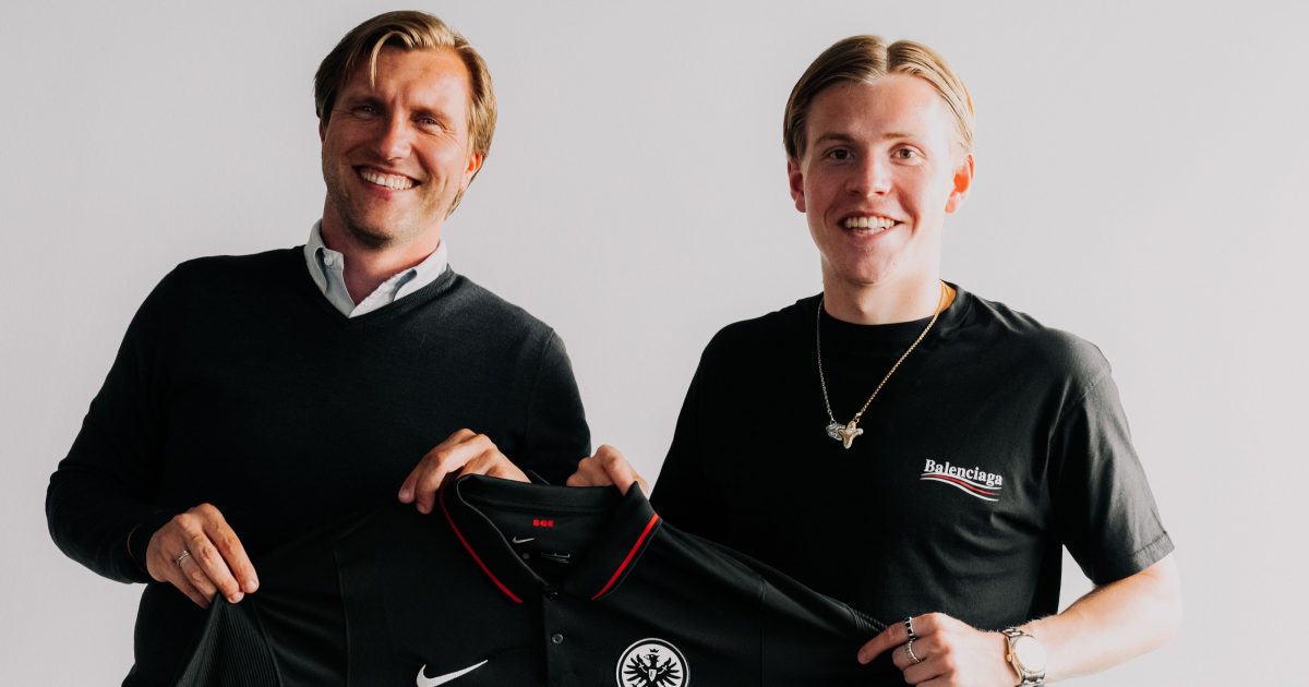  Jens Petter Hauge ist ab sofort Adlerträger. (Bild: Eintracht Frankfurt)