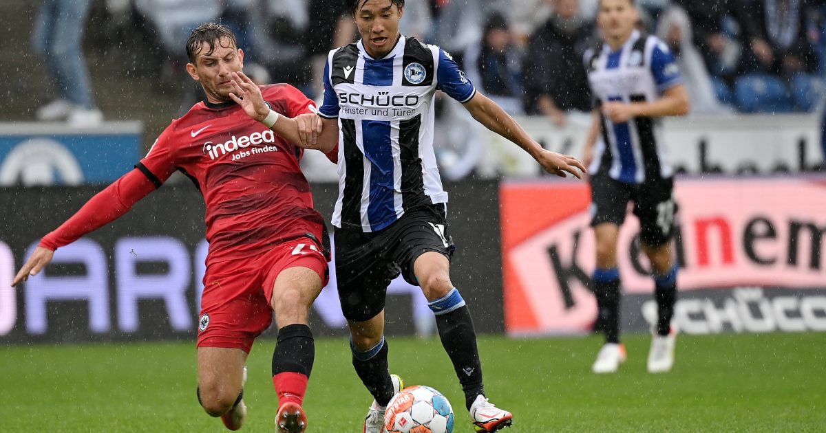  Die Eintracht musste sich den Punkt in Bielefeld hart erkämpfen. (Bild: IMAGO / Ulrich Hufnagel)