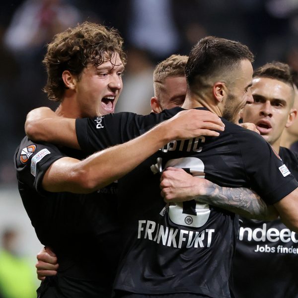  Der Debüt-Treffer von Sam Lammers reichte am Ende nur zu einem 1:1. Die Eintracht wartet weiterhin auf den ersten Sieg unter dem neuen Trainer Oliver Glasner. (Bild: Heiko Rhode)