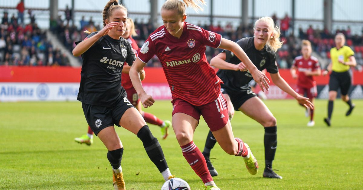  Münchens Lea Schüller traf zum 1:0. (Bild: IMAGO / foto2press)