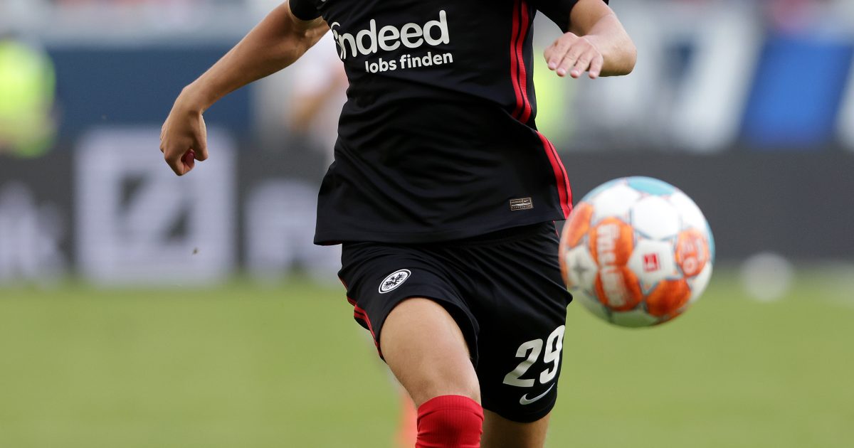  Jesper Lindström scheint bei der SGE angekommen zu sein! (Foto: Heiko Rhode)