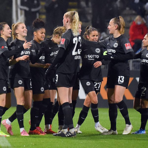  Die SGE feiert den vierten Heimsieg in Folge. (Bild: IMAGO / Jan Huebner)