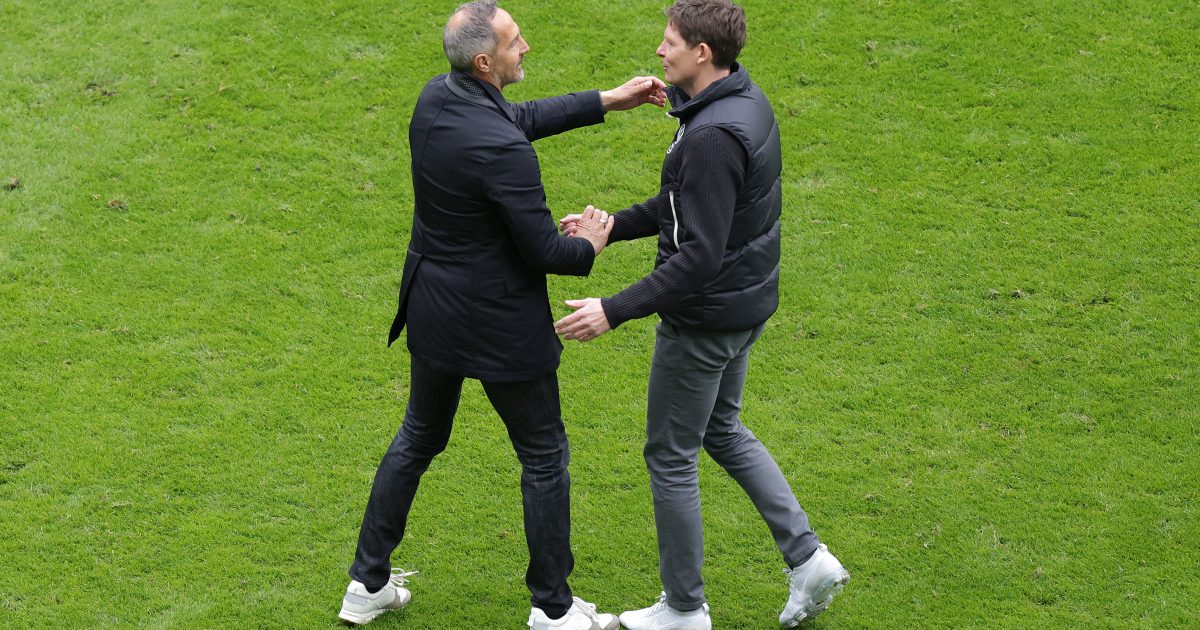  Am Mittwoch kommt es zum Aufeinandertreffen zwischen Adi Hütters Gladbachern und Nachfolger Oliver Glasner. (Foto: Heiko Rhode)