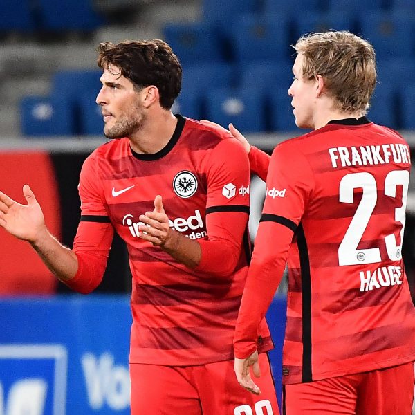  Der Treffer von Goncalo Paciencia konnte die Niederlage in Sinsheim nicht verhindern. (Bild: IMAGO / Jan Huebner)