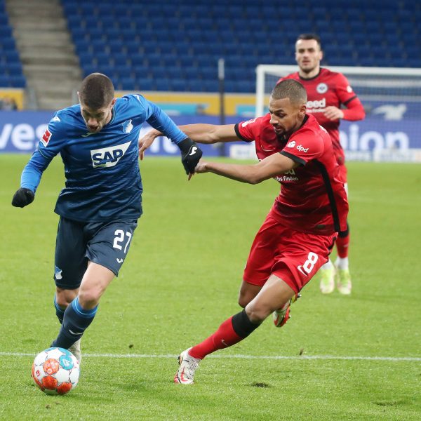  Gegen Hoffenheim verloren die Adlerträger erstmals wieder trotz vielen Chancen. (Foto: IMAGO / Sportfoto Rudel)