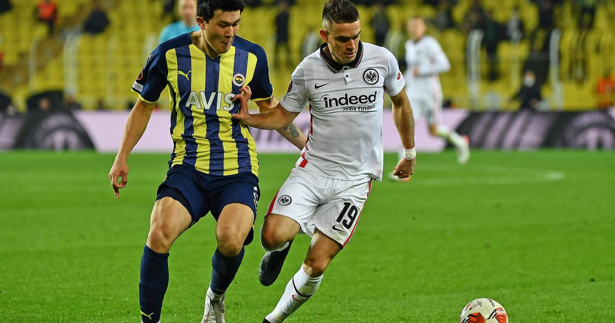  Rafael Borré und die Hessen ließen in Istanbul nichts anbrennen. (Foto: IMAGO / Jan Huebner)