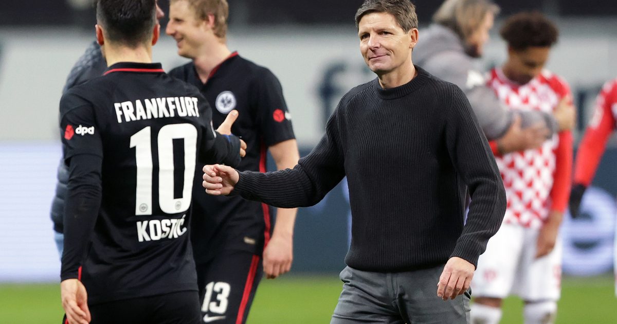  Oliver Glasner kann gegen Bielefeld wieder auf Stamm-Torwart Kevin Trapp und Filip Kostić zurückgreifen. (Bild: Heiko Rhode)