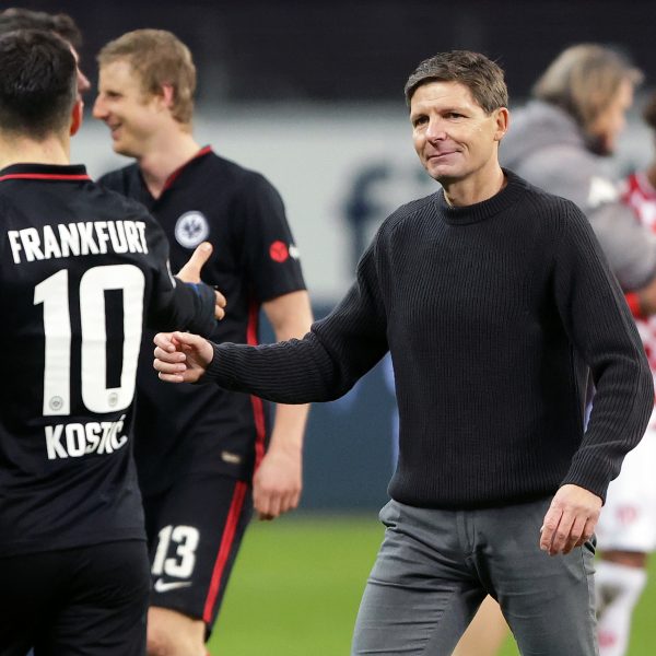  Oliver Glasner kann gegen Bielefeld wieder auf Stamm-Torwart Kevin Trapp und Filip Kostić zurückgreifen. (Bild: Heiko Rhode)