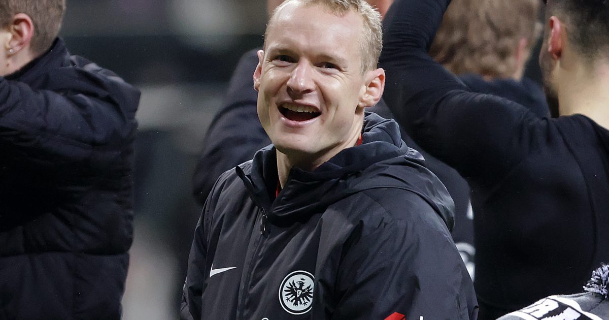  Sebastian Rode will an die letzten Leistungen der SGE anknüpfen.