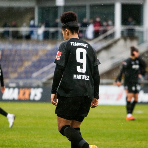  Shekiera Martinez vergab kurz vor Schluss die Chance auf den Ausgleich. (Foto: SGE4EVER.de/Frederic Schneider)