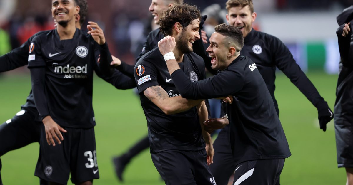  Ausgelassener Jubel bei den Adlern. (Foto: Heiko Rhode)