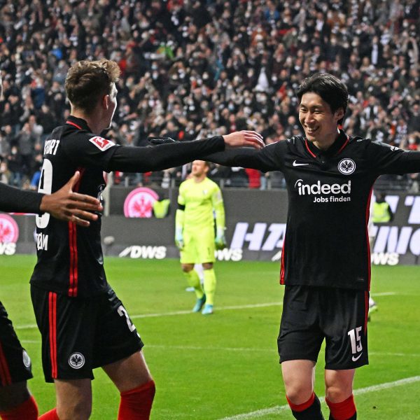  Großer Jubel bei der SGE! (Foto: IMAGO / Jan Huebner)