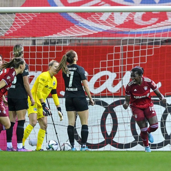  Am Ende war es einfach zu wenig: Frankfurt unterliegt in München. (Bild: IMAGO / foto2press)