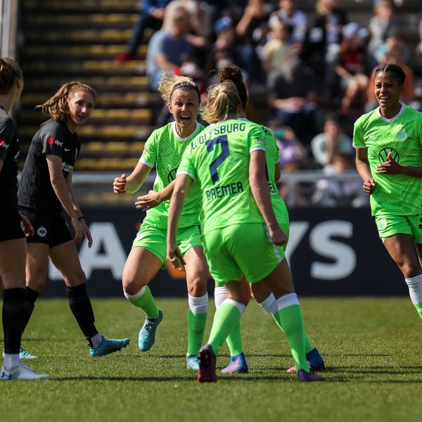  Wolfsburg war für die Eintracht heute eine Nummer zu groß. (Bild: IMAGO / Jan Huebner)