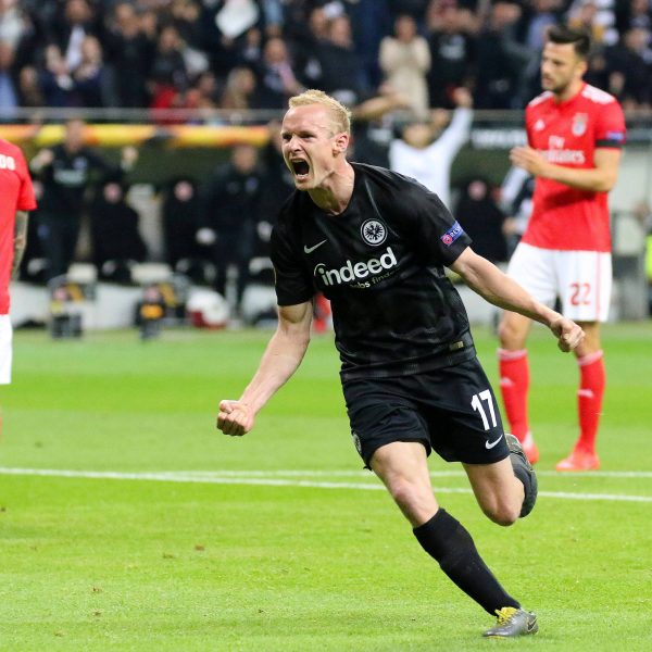  Sebastian Rode erzielte 2019 das entscheidende Tor zum Halbfinale. (Foto: IMAGO / Fotostand)