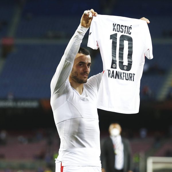  Kostic geriet nach dem Sensationserfolg regelrecht ins Schwärmen. (Foto: IMAGO / AFLOSPORT)