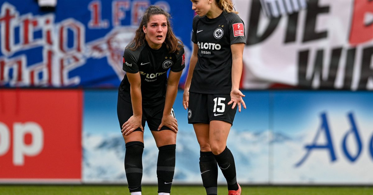  Siri Worm und Sandrine Mauron (v. li.) werden die SGE im Sommer verlassen. (Bild: IMAGO / foto2press)