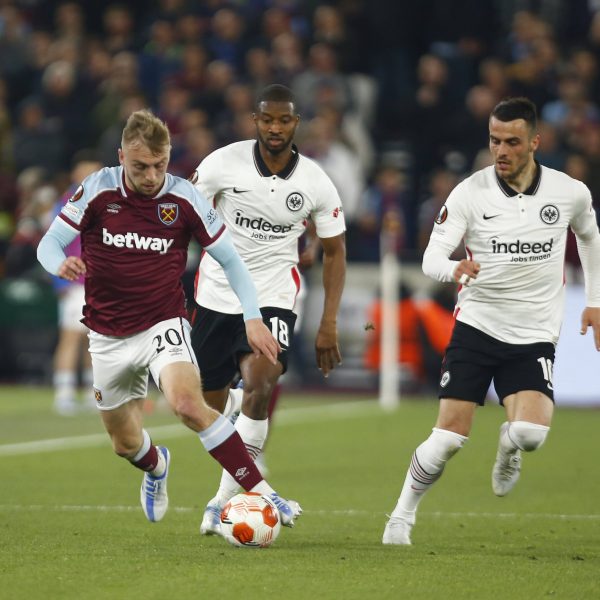  West Hams Jarrod Bowen gibt sich mutig vor dem Rückspiel gegen die SGE. (Foto: imago/Nurfoto)