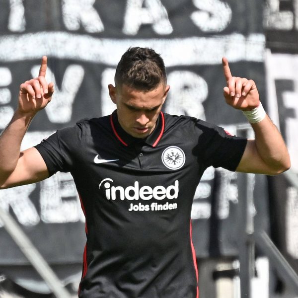  Rafael Borré erzielte die Führung. (Foto: imago/Jan Huebner)