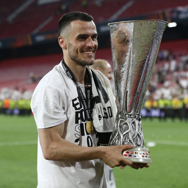  Filip Kostic war mit neun Scorerpunkten am Europacup-Sieg der Eintracht beteiligt. (Bild: IMAGO / Independent Photo Agency)