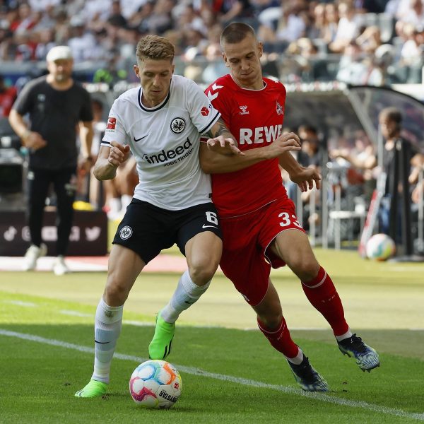  Kristijan Jakic hat auch auf der ungewohnten Position des Rechtsverteidigers keinen Zweikampf gescheut. (Bild: Imago Images / HMB-Media)