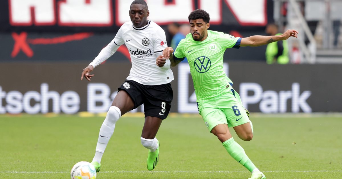  Konnte die Niederlage in der Hinrunde nicht verhindern: Randal Kolo Muani (li.). Bild: Heiko Rhode