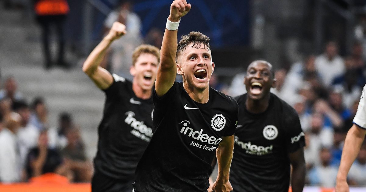  Jesper Lindström trumpfte in den letzten Spielen auf und könnte die SGE ins Achtelfinale der Champions League schießen. (Bild: IMAGO / ZUMA Wire)