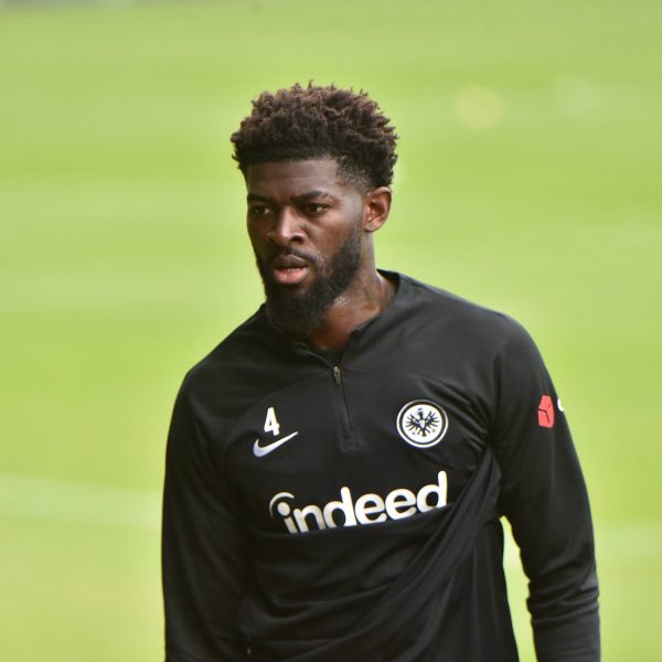 Jerome Onguéné konnte bisher noch nicht für die SGE spielen. (Foto: IMAGO / Hartenfelser)