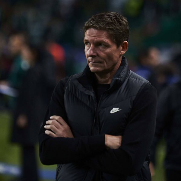  Oliver Glasner zeigte sich stolz auf sein Team. (Foto: Imago / Eibner )