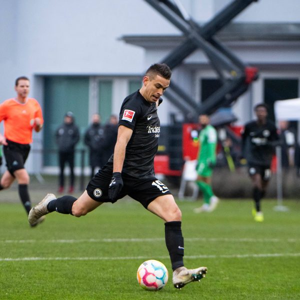  Rafael Borré mit einem Doppelpack gegen Sandhausen. (Foto: imago/Eibner)