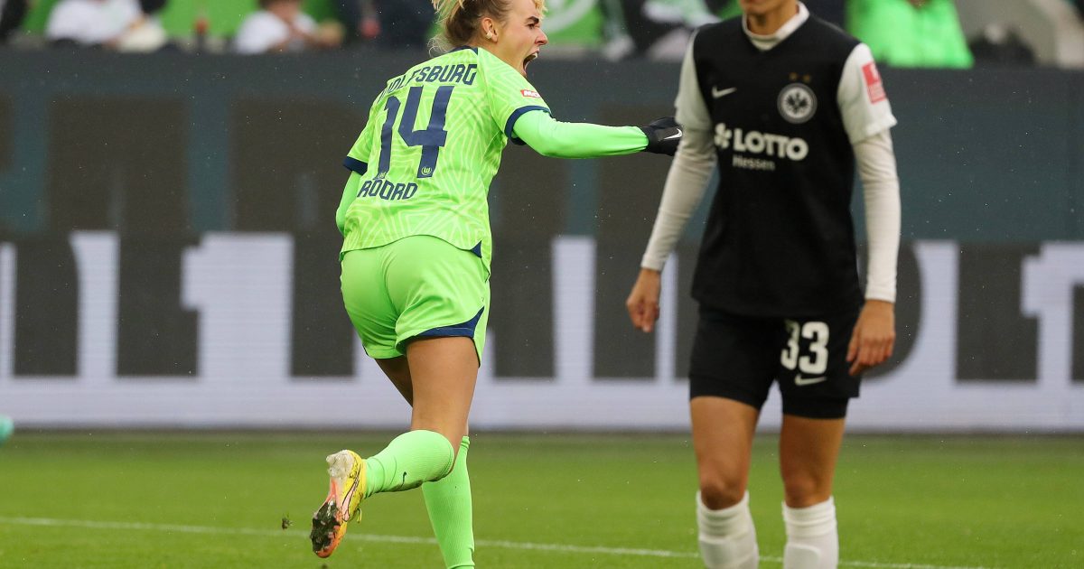 Sara Doorsoun (rechts) konnte keins der drei Tore von Jill Roord (links) verhindern und erzielte sogar noch ein Eigentor. (Bild: IMAGO / regios24)