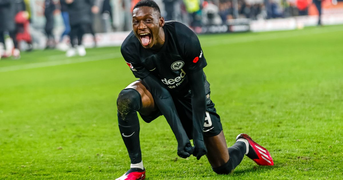  Randal Kolo Muani war der einzige Torschütze der SGE in Freiburg. (Foto: IMAGO / Eibner)