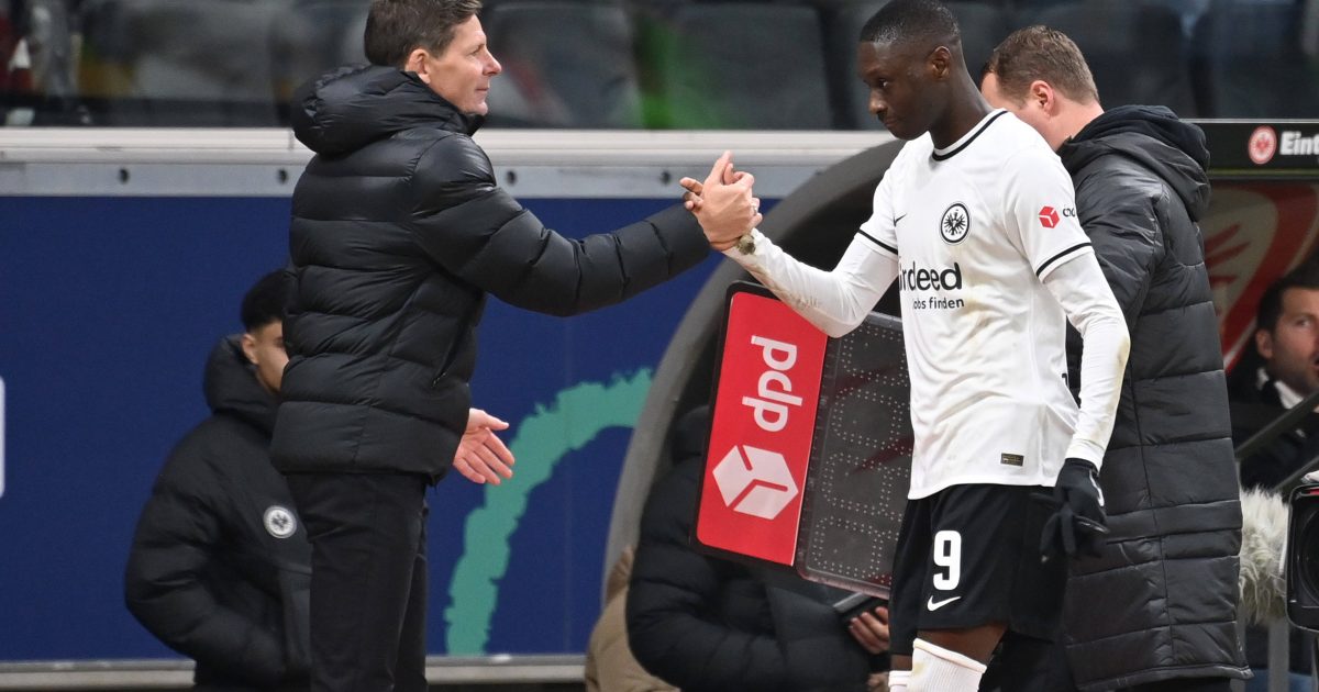 Oliver Glasner ist zufrieden mit seinem Schützling.