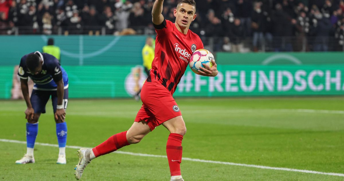  Rafael Borré zeigte ein starkes Spiel gegen Darmstadt. (Foto: IMAGO / osnapix)