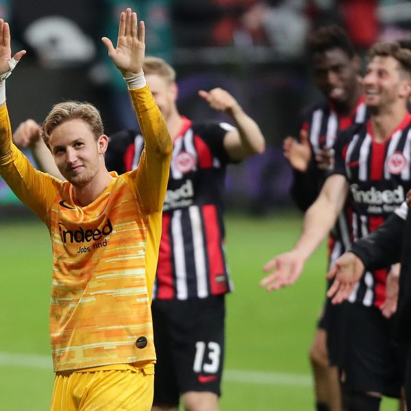  Frederik Rönnow nach dem 3:0-Sieg gegen Leverkusen - ein Spiel, an das er lange denkt. (Foto: Heiko Rhode)