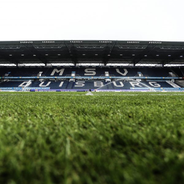  Das Stadion in Duisburg bleibt heute leer. (Bild: IMAGO / Nico Herbertz)