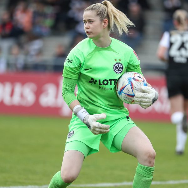  Sicherer Rückhalt: Stina Johannes. (Bild: IMAGO / Eibner)