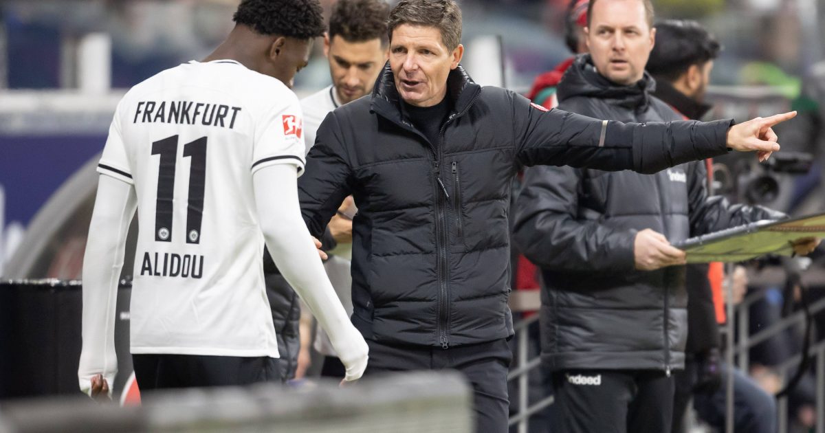  Oliver Glasner war zufrieden mit den Leistungen der jungen Spieler. (Bild: IMAGO / Kessler-Sportfotografie)