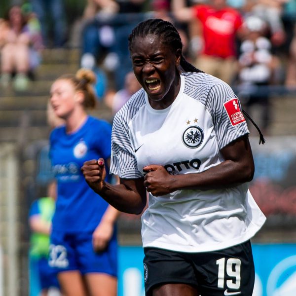  Nicole Anyomi schoss die Eintracht nach Europa. (Bild: IMAGO / Jan Huebner)