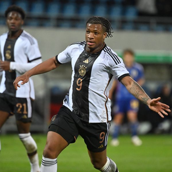  U21-Nationalspieler Jessic Ngankam steht wohl vor einem Wechsel aus Berlin nach Frankfurt. (Bild: IMAGO / Sven Simon)