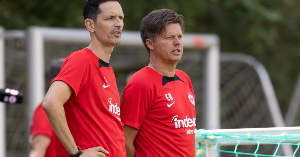  Erwin Bradasch (rechts) verfolgt mit Dino Toppmöller (links) große Ziele in der kommenden Saison. (Bild: IMAGO / Kessler-Sportfotografie)