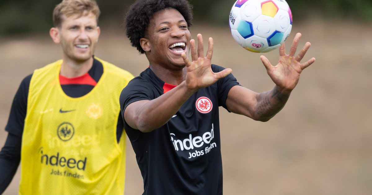  Jessic Ngankam mit großer Vorfreude auf seine Zeit in Frankfurt.(Foto: Imago / Kessler-Sportfotografie)