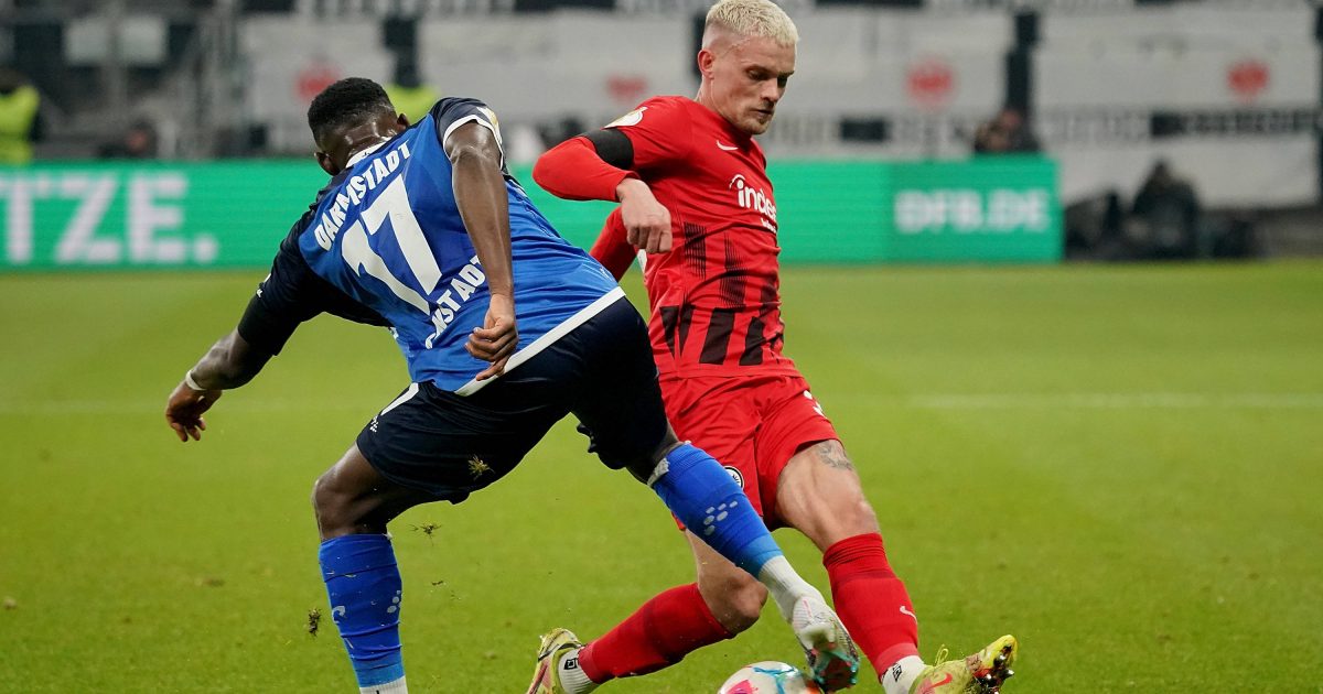  Beim letzten Aufeinandertreffen im DFB-Pokal gewann die SGE mit 4:2. (Bild:: IMAGO / eu-images)