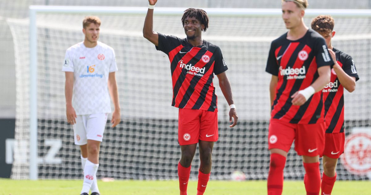  Noel Futkeu traf gegen Mainz 05 alleine dreimal. (Foto: IMAGO / Eibner)