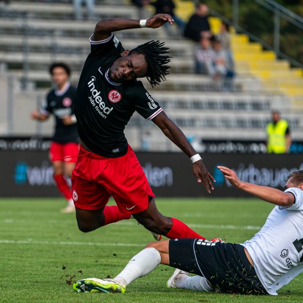 Noel Futkeu musste in Aalen viel einstecken. (Foto: IMAGO / Eibner)