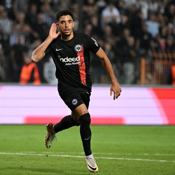  Omar Marmoush hat bereits fünf Treffer für die Eintracht erzielt. (Foto: Imago / Jan Huebner)
