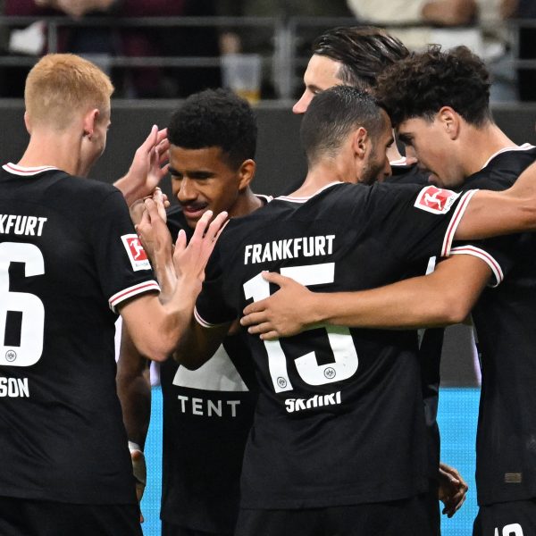  Ansgar Knauff erhöhte in der zweiten Hälfte auf 2:0 und besorgte damit den zweiten Saisonsieg. (Foto: IMAGO / Jan Huebner)