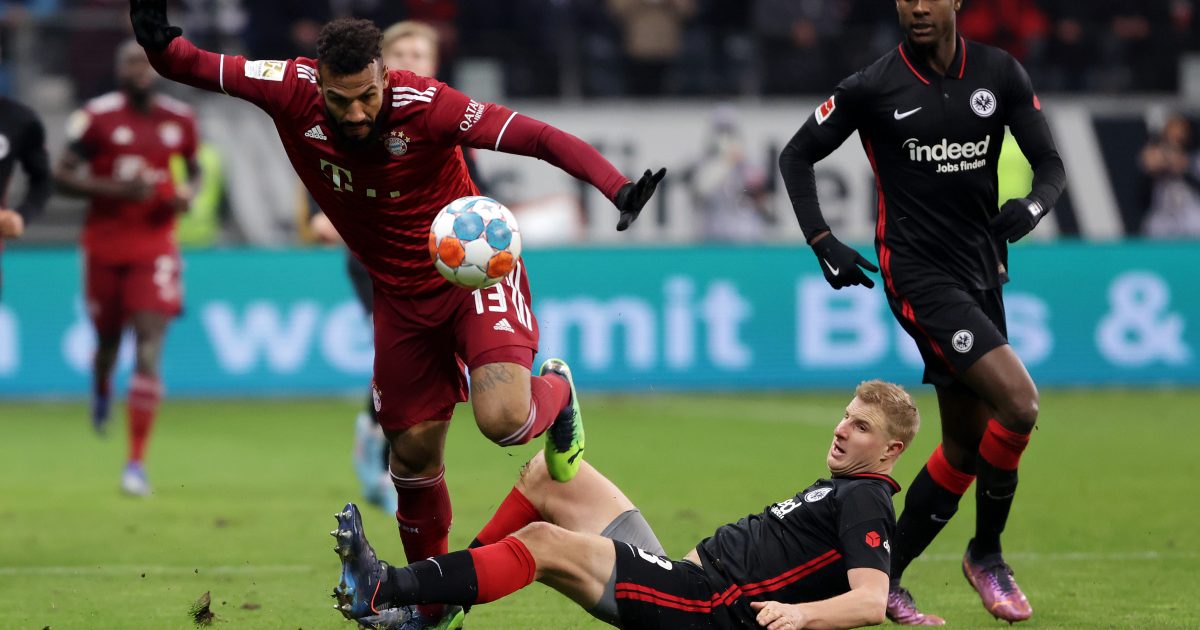  Eric Maxim Choupo-Moting (links) ist finanziell nicht zu stemmen für die SGE. (Foto: Heiko Rhode)